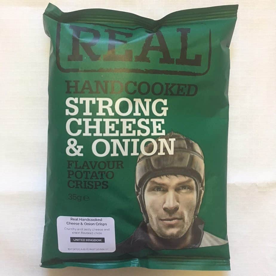 real hand cooked cheese and onion