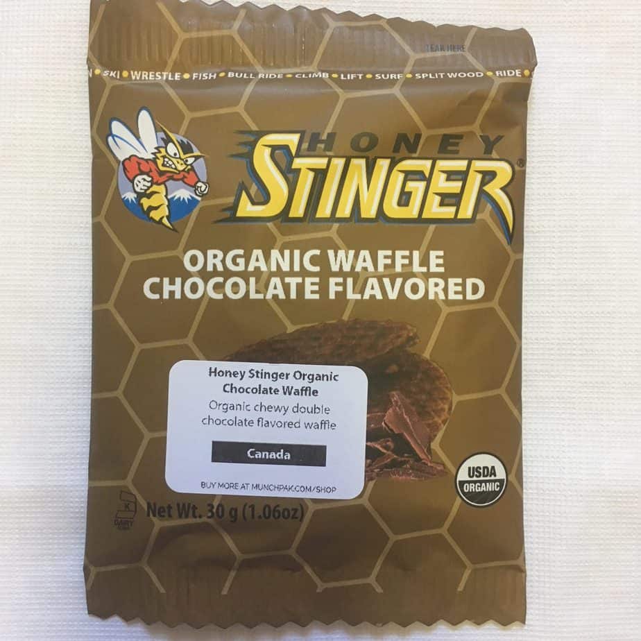 honey waffle with chocolate