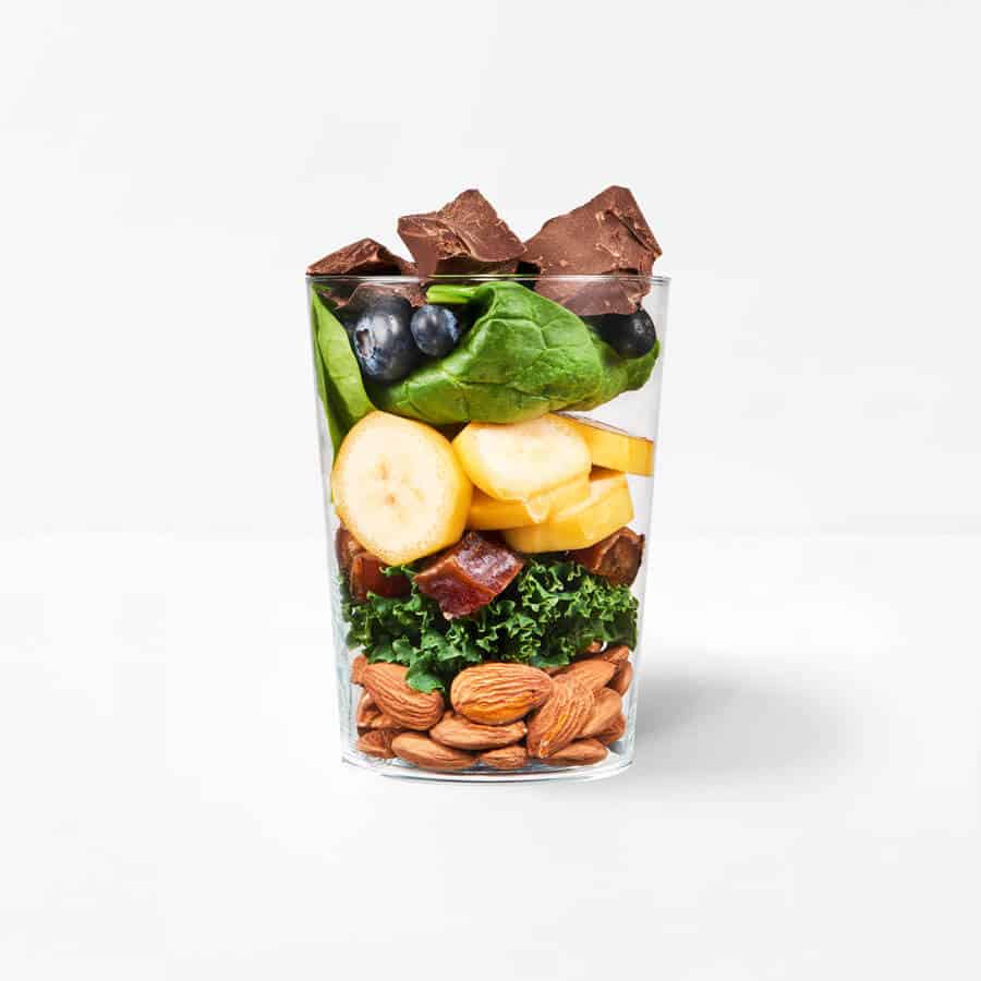 daily harvest chocolate+blueberry