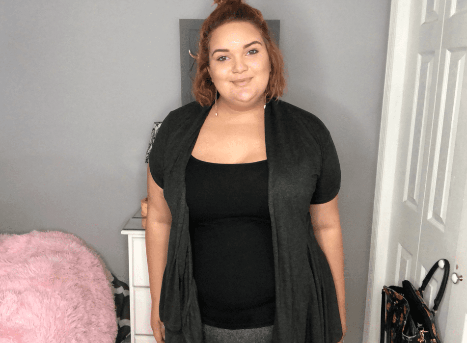 Nadine West cardi bite