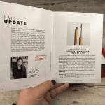 October Allure Beauty box Monthly letter