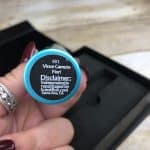 Bottom of the travel sprayer bottle.