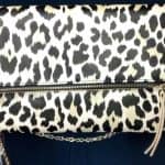 Urban Expressions Leandra Leopard Print Clutch close up