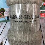 Mark & Graham Colorblock Throw in ‘Natural + Ivory’