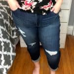 Molly & Isadora Dakota Destructed Boyfriend Jean