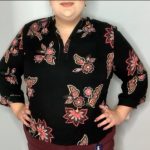 Meera Lane Cynthia Tabbed Sleeve Blouse