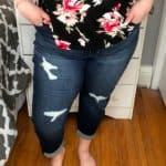 Molly & Isadora Dakota Destructed Boyfriend Jean
