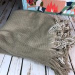 Mark & Graham Colorblock Throw in ‘Natural + Ivory’