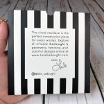 Lele Sadoughi Silver Circle Necklace