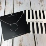 Lele Sadoughi Silver Circle Necklace