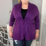 Kiyonna Drawstring Cardigan closed