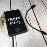 Crimes of Beauty charger and cable