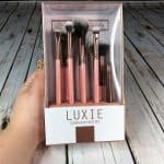 Luxie Rose Gold Complete Face Brush Set Box