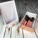 Luxie Rose Gold Complete Face Brush Set Open box