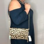 Urban Expressions Leandra Leopard Print Clutch