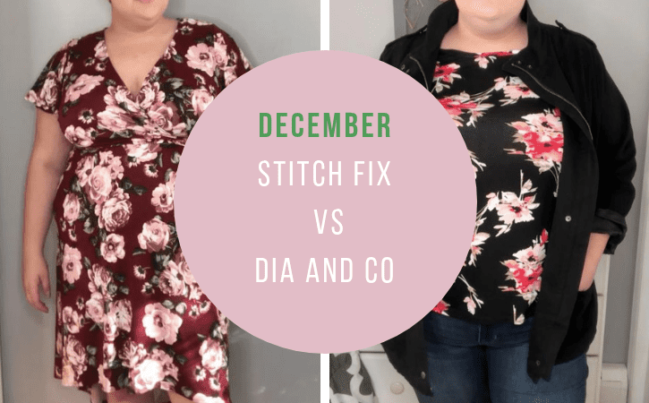 December Stitch Fix vs Dia and Co
