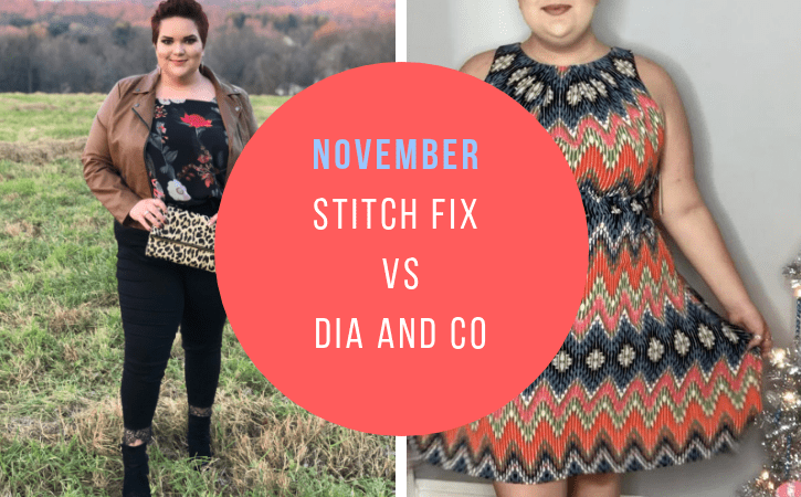 November Stitch Fix vs Dia and Co