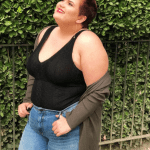 August Mist Kalani Lace Knit Bodysuit