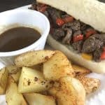 Chicago inspired Italian beef sandwiches