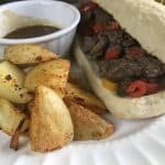 Chicago inspired Italian beef sandwiches