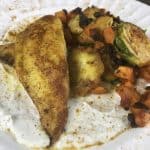 Vadouvan spiced tilapia