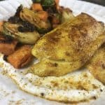 Vadouvan spiced tilapia