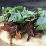 Prosciutto and fig mini flatbreads