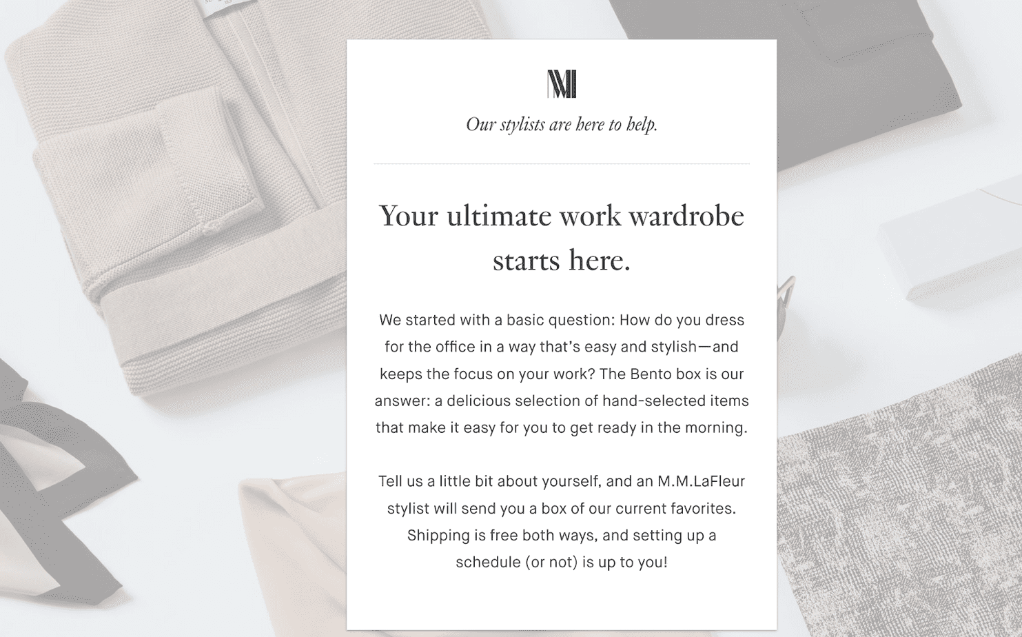 M.M. La Fleur Bento Box