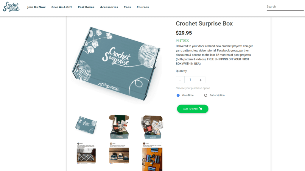 Crochet Surprise Box