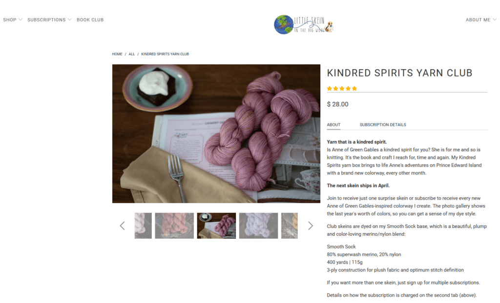 Kindred Spirit Yarn Club