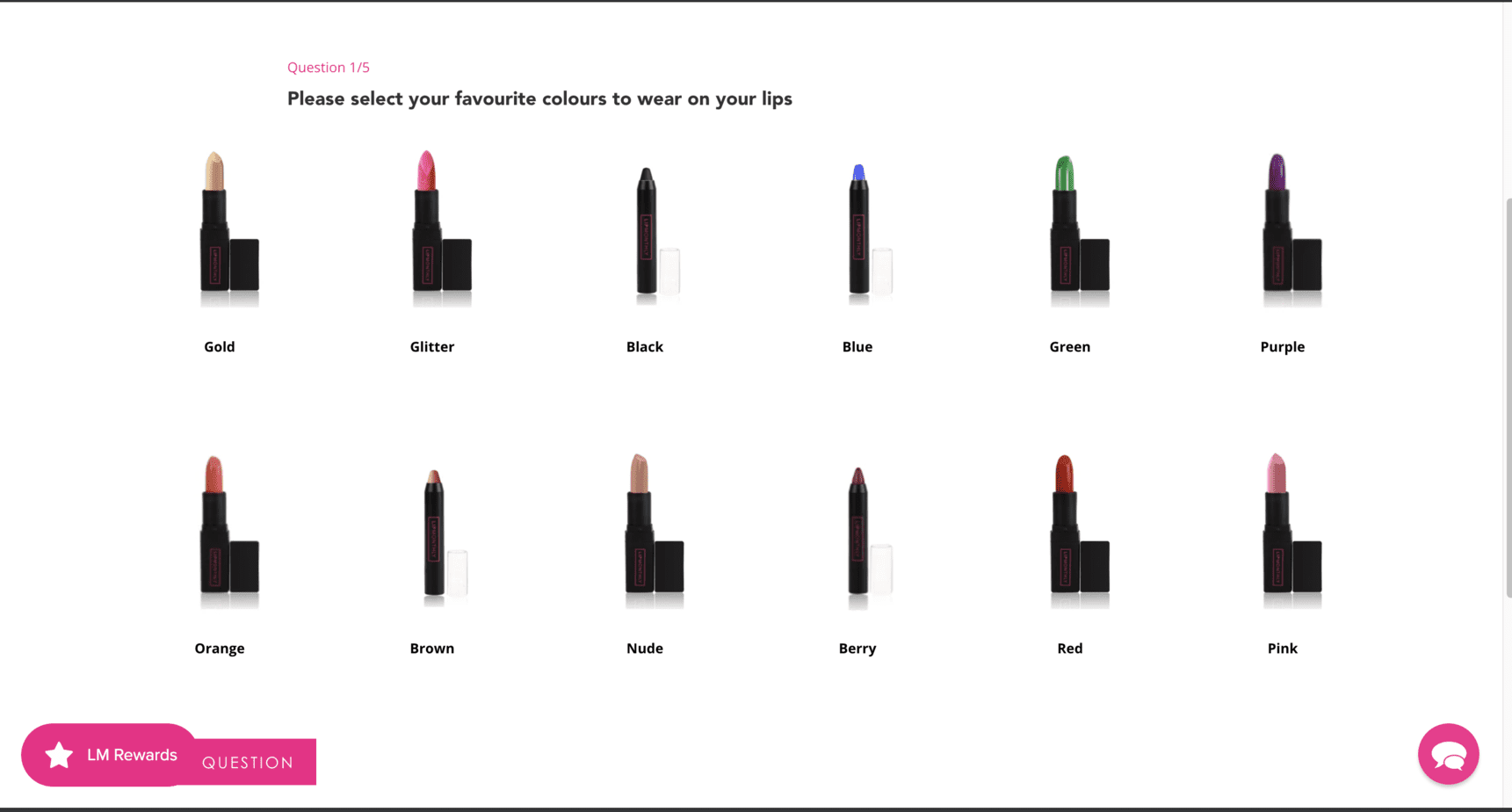 Lip Monthly: Sign Up Quiz