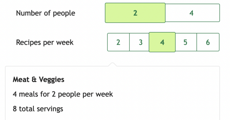 HelloFresh Subscription Options