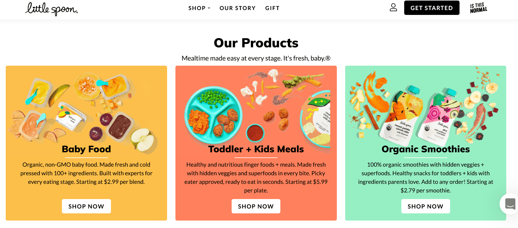 Little Spoon website