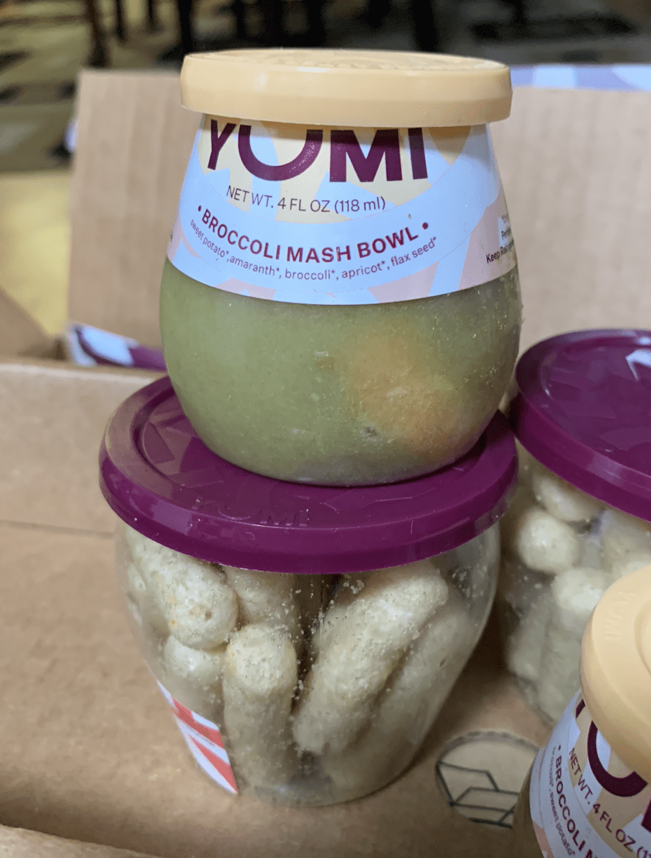 Yumi box broccoli mash bowl