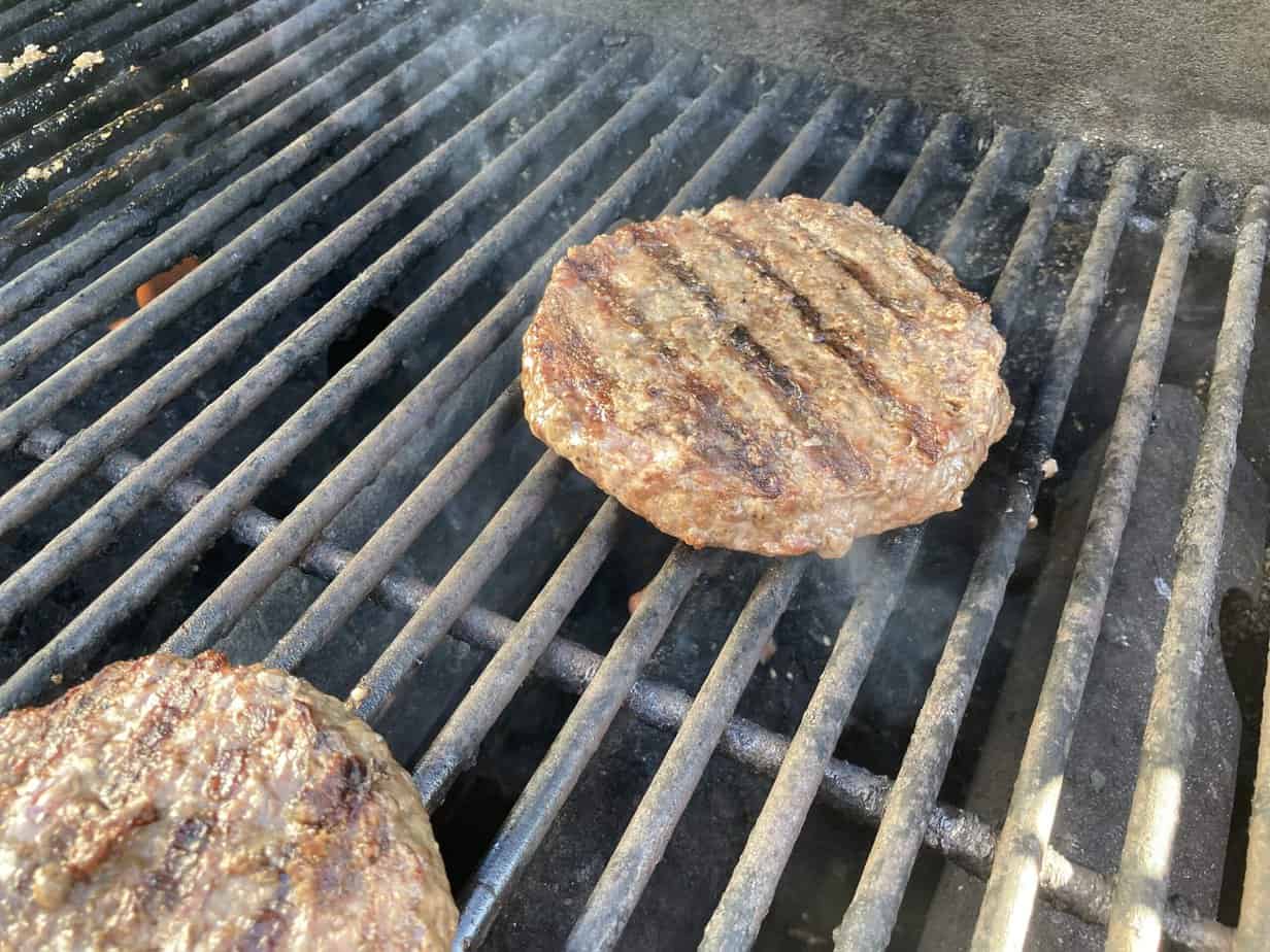 Holy Grail Rib Burguers grilled