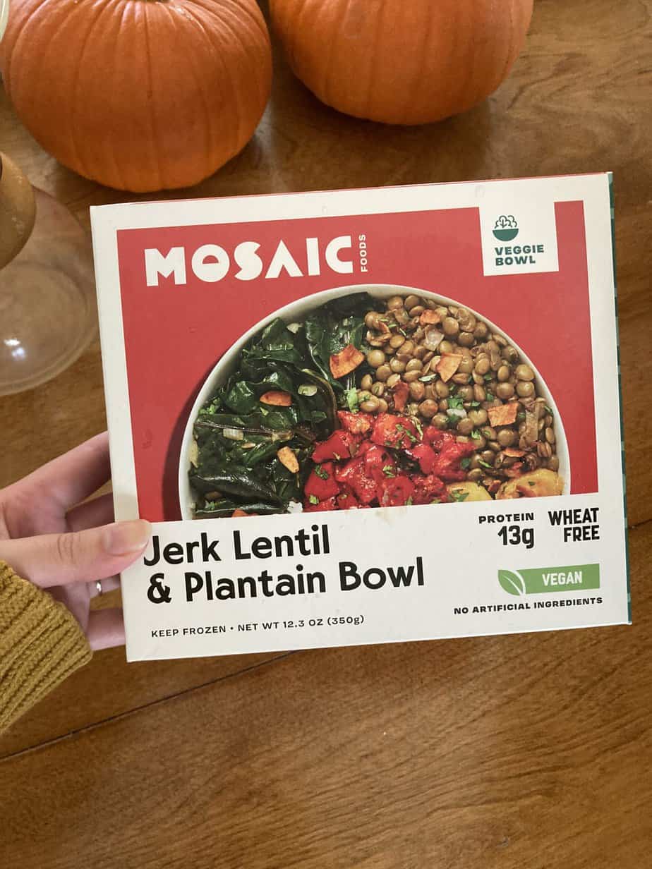 Mosaic Jerk Lentil & Plantain Bowl