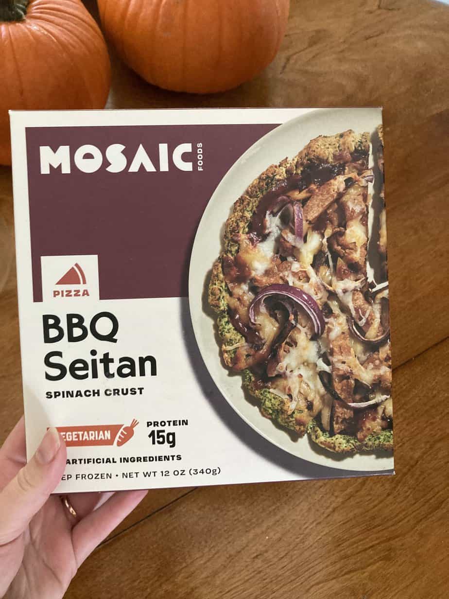 Mosaic BBQ Seitan Pizza