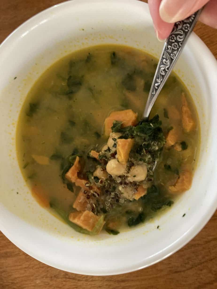 Mosaic Ginger, Quinoa, & Veggie Soup