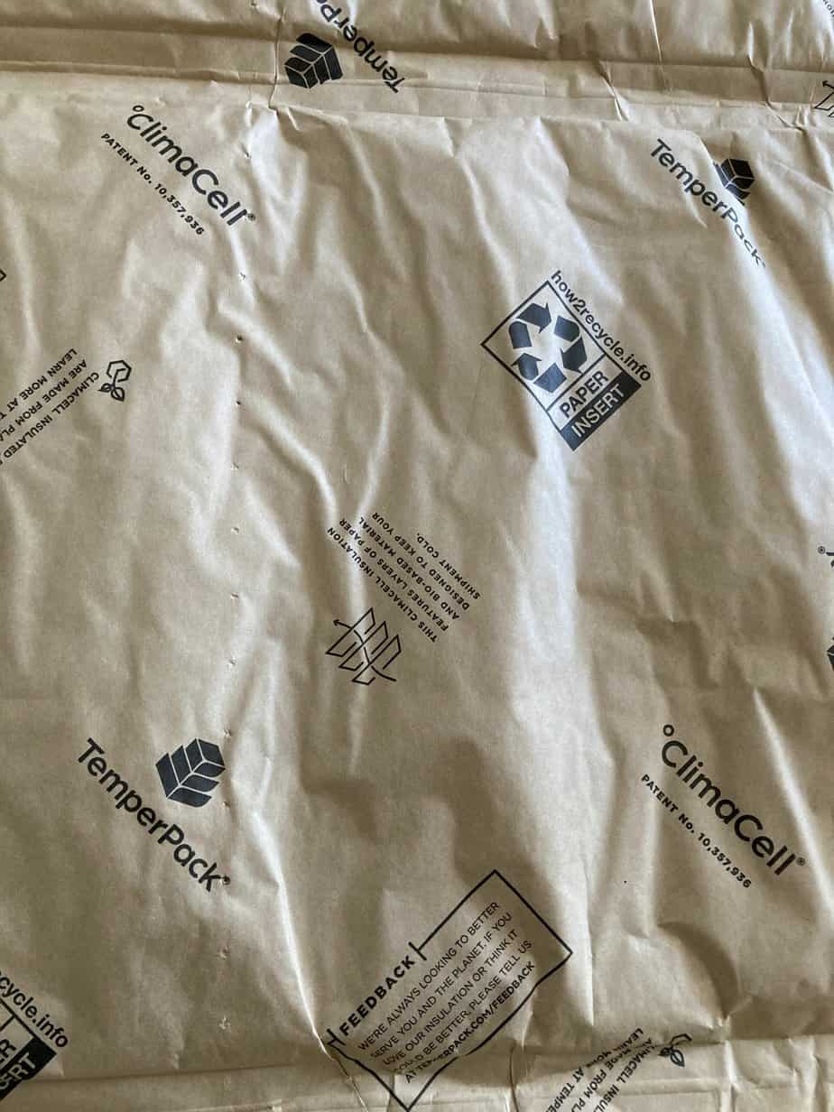 Mosaic recyclable packaging