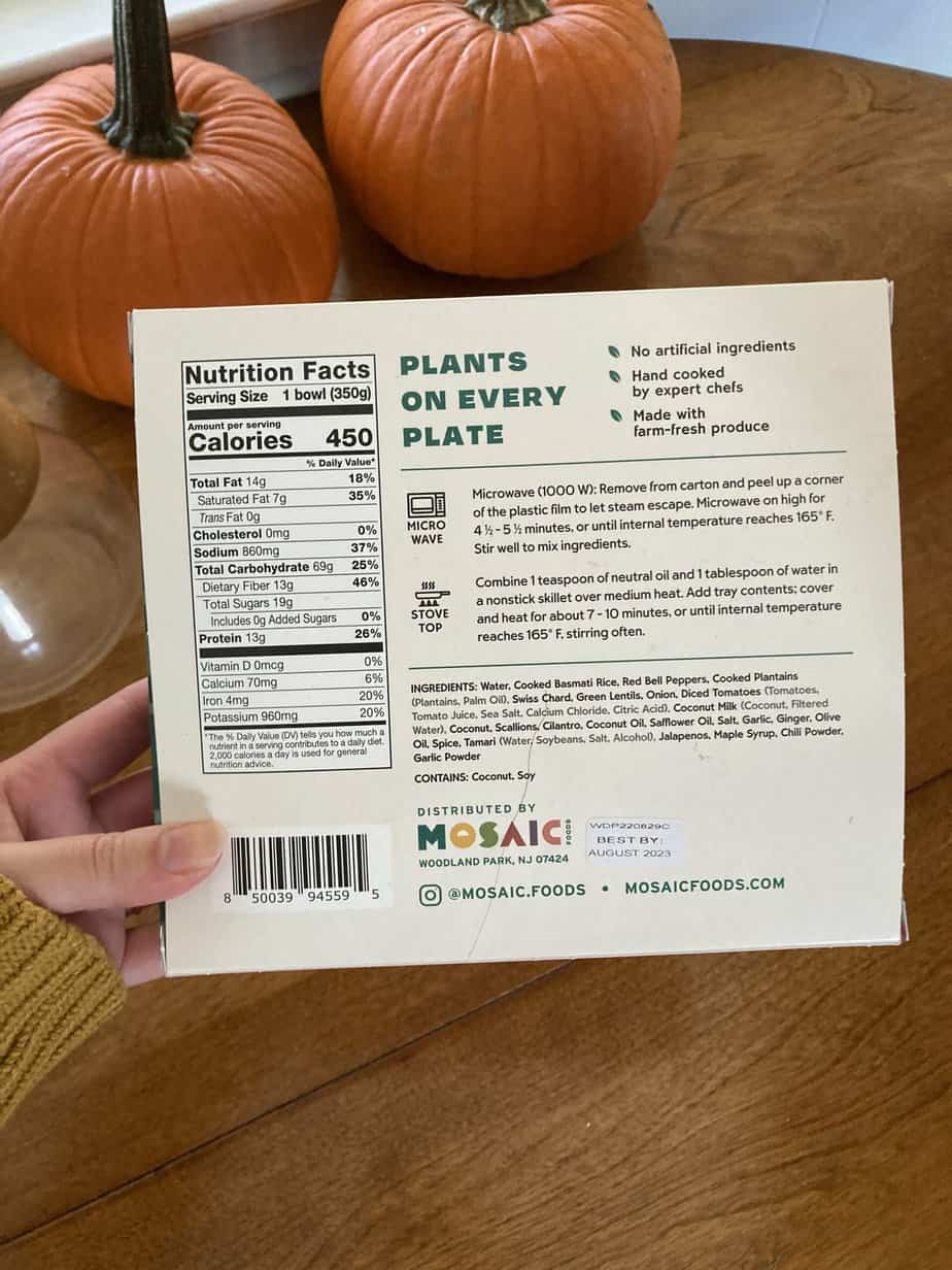 Mosaic Jerk Lentil & Plantain Bowl