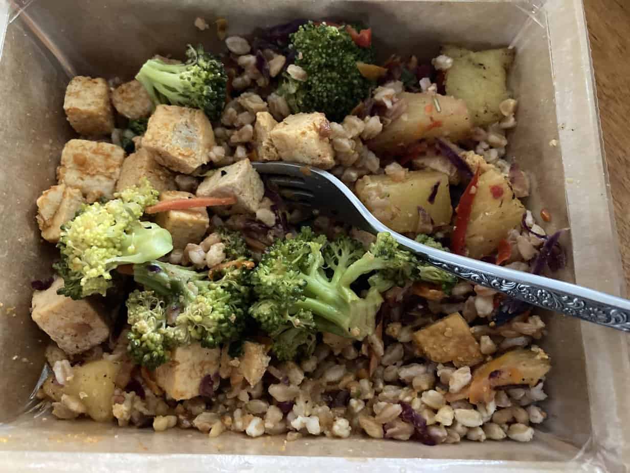 Mosaic Peanut Tofu Bowl