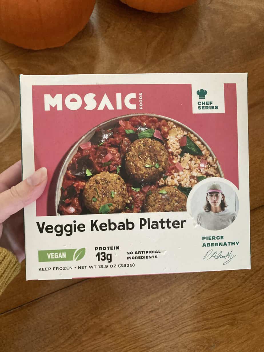 Mosaic Veggie Kebab Platter