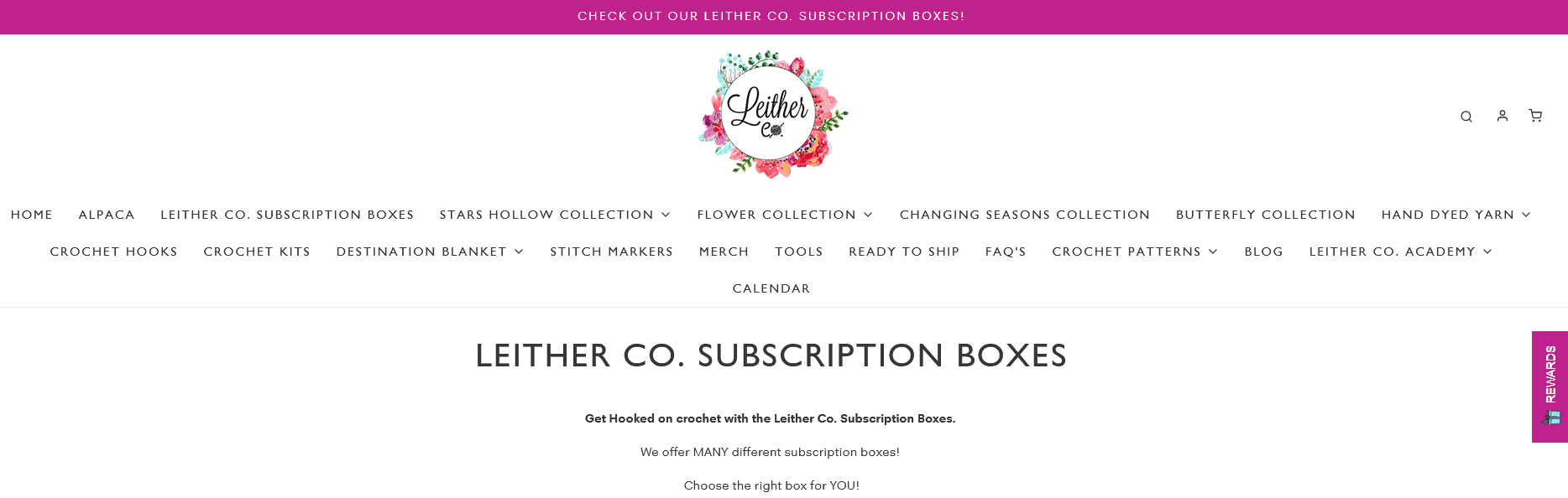 Leither Collection website