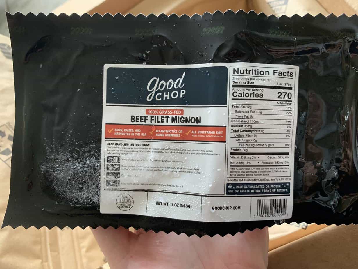 Good Chop Filet Mignon