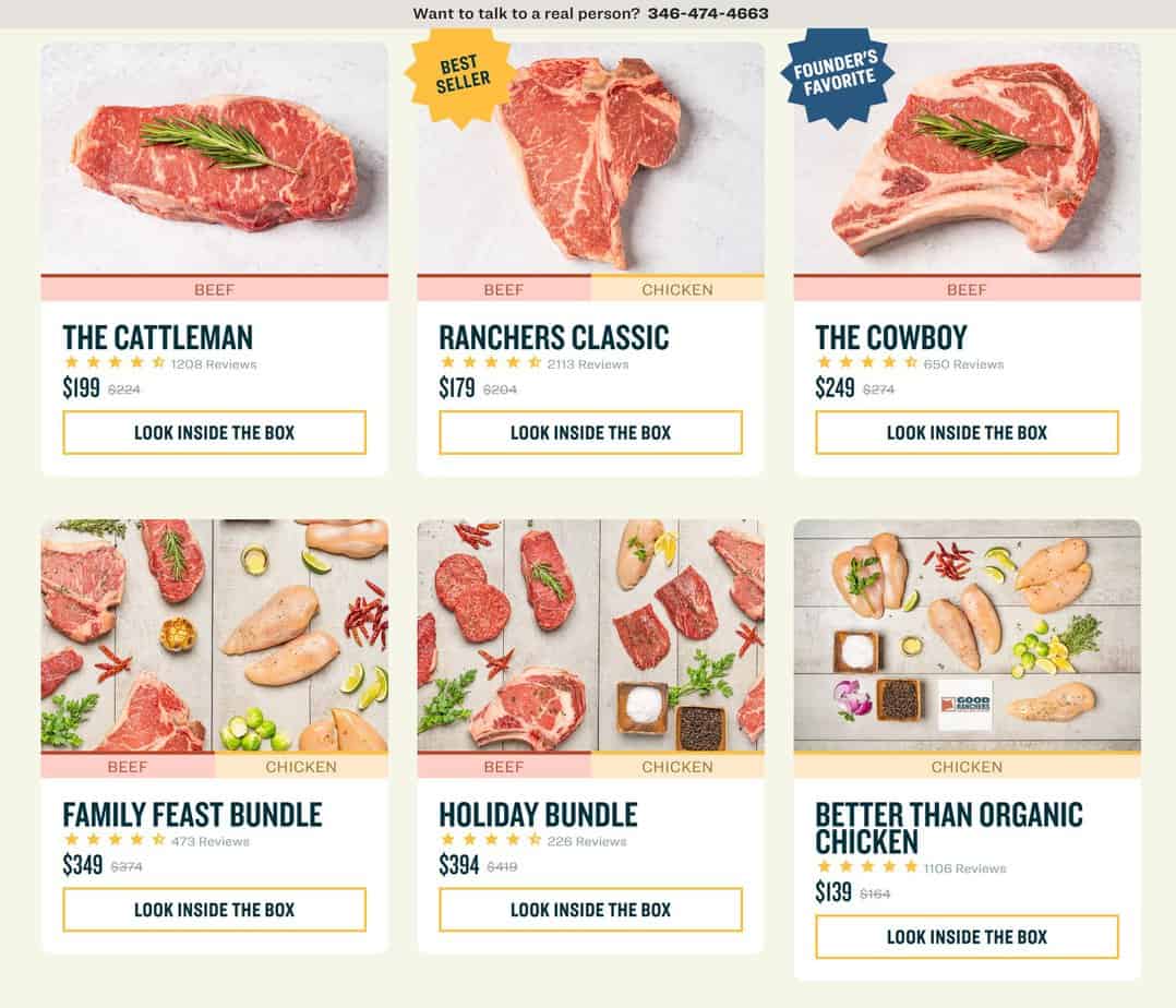 good ranchers meat plans