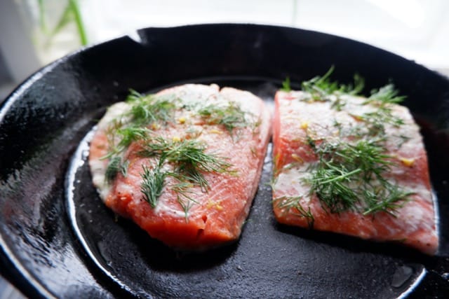 alaska sockeye salmon cooked