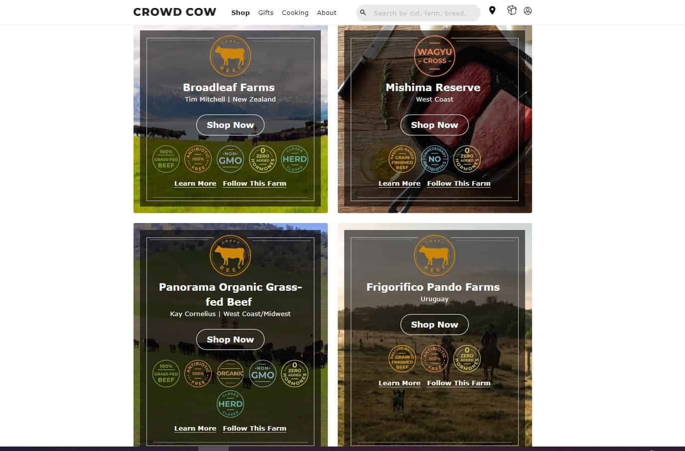 crowd cow farms