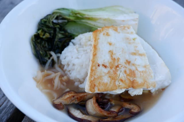 sea to table halibut in dish