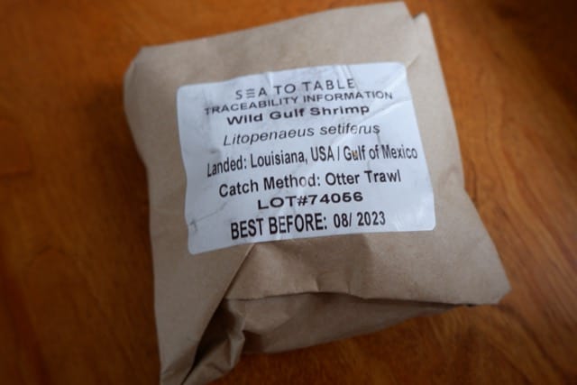 sea to table wild gulf shrimp