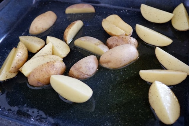 everyplate frying potatoes
